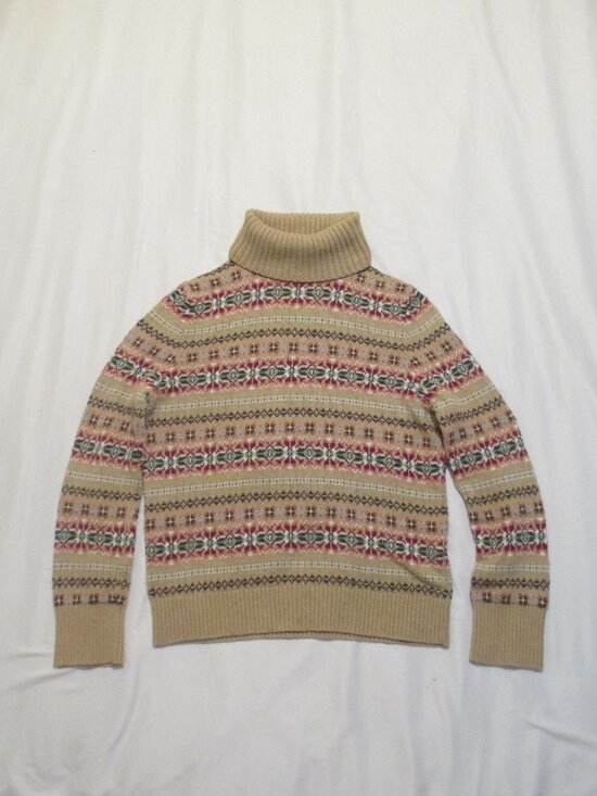 Lands' End Other - Lands End Kids Fair Isle Turtleneck Sweater SIZE 6-8 S/P